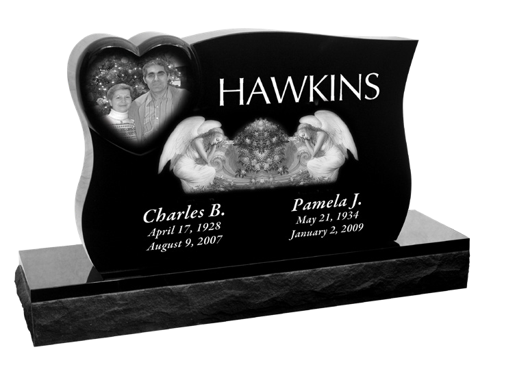 HORIZONTAL LEGACY MEMORIALS MODELS SHOWN ABOVE (COMPANION  PIECES NOT INCLUDED, ADT’L CHARGE  FOR LONGER BASE)