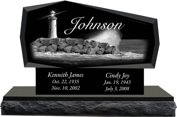 HORIZONTAL LEGACY MEMORIALS MODELS SHOWN ABOVE (COMPANION  PIECES NOT INCLUDED, ADT’L CHARGE  FOR LONGER BASE)