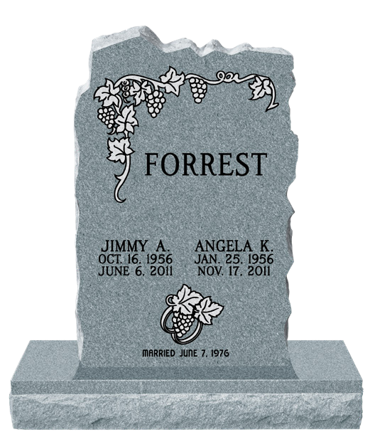 VERTICAL LEGACY MEMORIALS RT06, RT08, CT01, MT20,  HS04, HS08